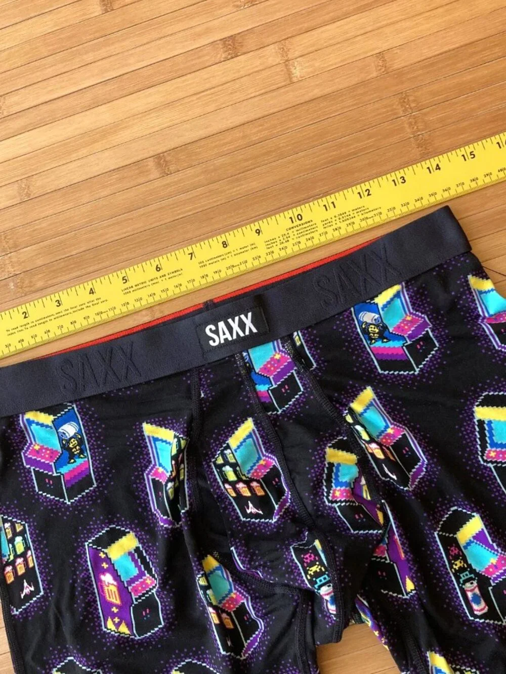 SAXX Vibe Xtra Soft Comfort Boxer Brief Mens Medium M Beercade Black NWT